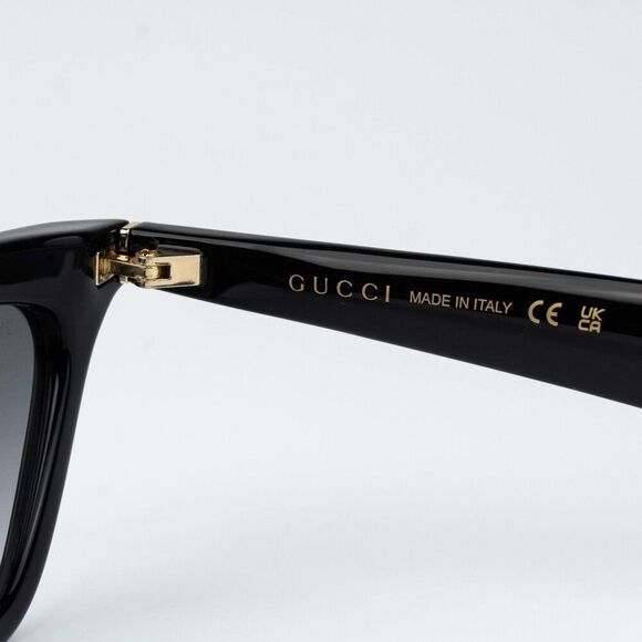 Gucci Women Sunglasses Black Smoke Cat Eye GG1931S 001 NEW AUTHENTIC main image 4